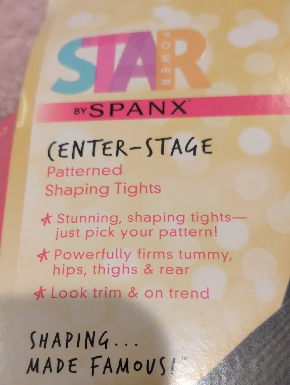 SPANX Black Ribbed Patterned Shaping Tights - Size E